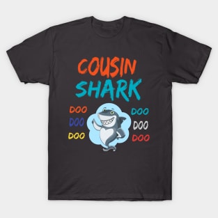 T-shirt Shark Cousin doo doo T-Shirt